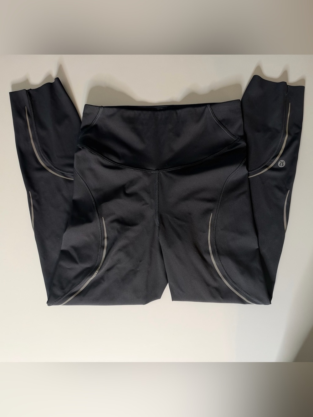 lululemon Black High-Rise Reflective Running Leggings Size 4 Full Length